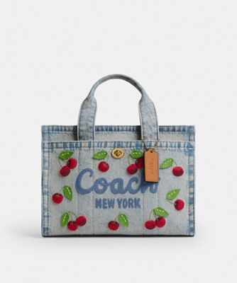 カーゴ トート バッグ 26・チェリー エンブロイダリー | COACH